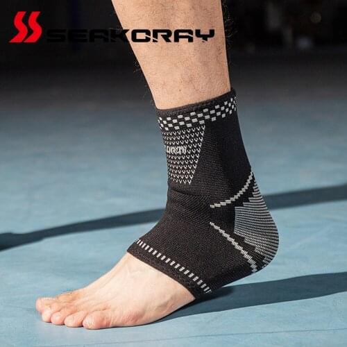 1 PC Sports Ankle Brace Compression Knitted ankle Support Protective Gear Gym Fitness Protect the Achilles Tendon