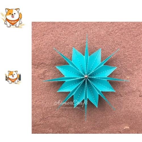 3D Flower Star Metal Cutting Dies Scrapbooking Stencil DIY Decorative Embossing Craft Die Cuts Card Making New Dies For 2019