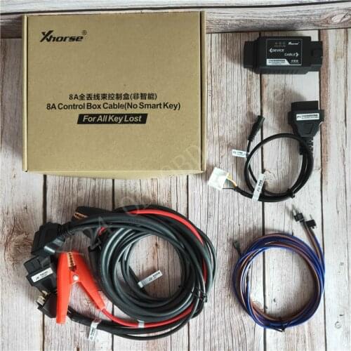 Xhorse 8A Control Box Cable for Toyota 8A Non-Smart Key for All Key Lost Support VVDI2 and KEY TOOL MAX+MINI OBD TOOL
