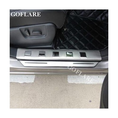 For Nissan X-Trail t31 accessories 2007-2013 stainless steel auto door sill car stying protector scuff plate guard threshold