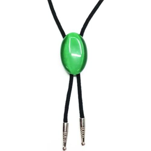 Bolo tie 2017 new natural jade opal unisex apparel tie sweater chain
