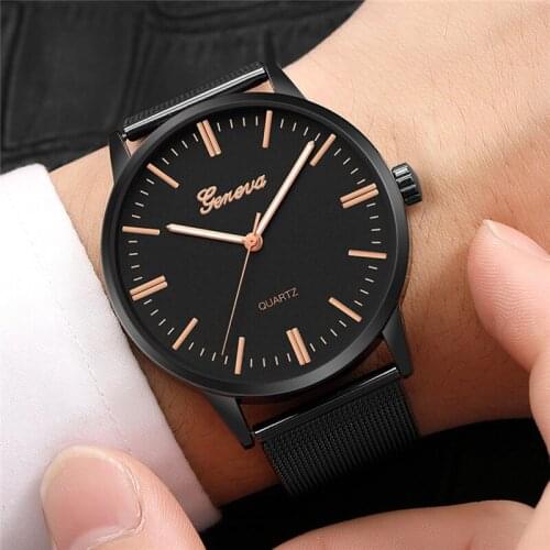 Luxury Top Brand Men Watch Male Clock GENEVA Quartz Watch Men Watches Unique Designer Wristwatch relogio masculino reloj hombre