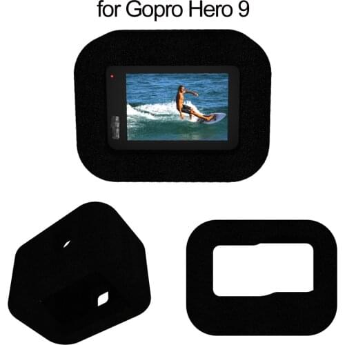 Action Camera Windshield for GoPro Hero 9 Windslayer Wind Foam Cover Sponge Noise Reduction Windproof Case Accessories