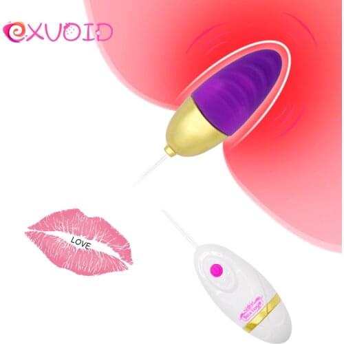 EXVOID Remote Egg Vibrator G-Spot Massager Strong Vibration Sex Toys for Women Silicone Vibrators for Woman Adult Products