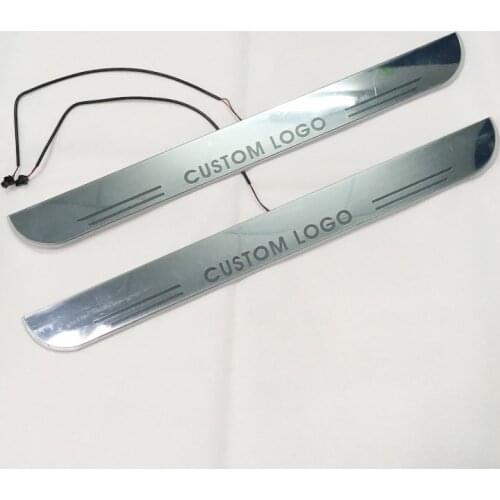 Customized Welcome Pedal Lights For Honda City Grace 2015 - 2017 2018 Pedal car Door Sill Pathway Lamp led thresholds scuff