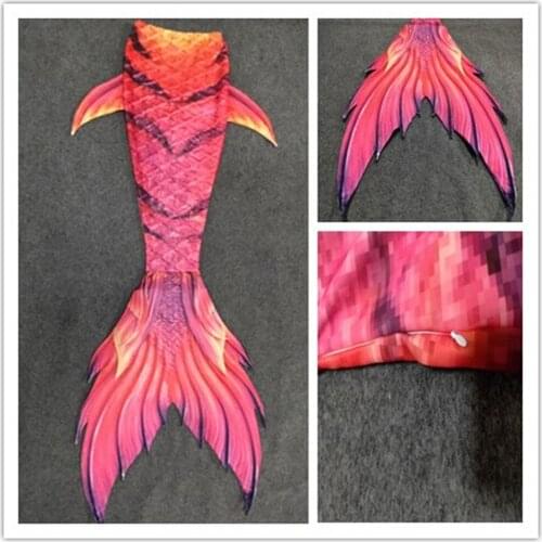 Customized Adults Women Mermaid Tail for Swimming Swimsuit with Monofin Kids Girls Boys Adult Mermaid Swimmable Cosplay Costumes