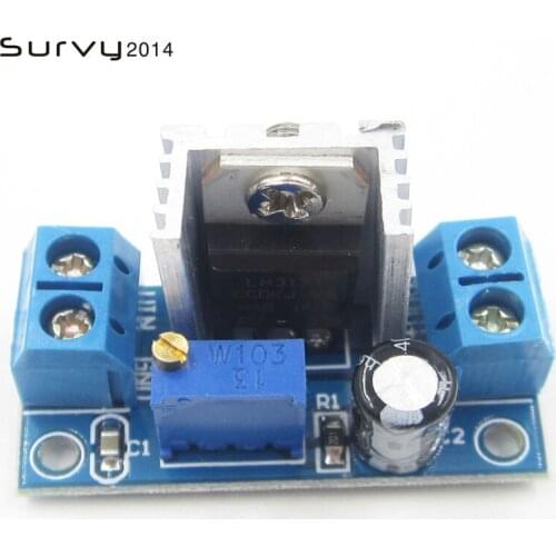 LM317 DC-DC Converter Buck Step Down Circuit Board Module Linear Regulator LM317 Adjustable Voltage Regulator Power Supply