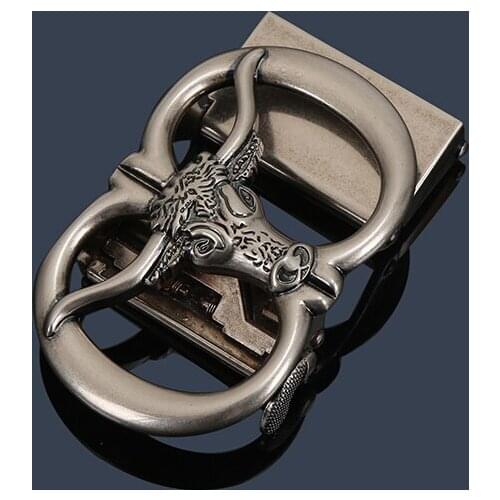 Men 3.5cm Width Automatic Belt Buckle Mens Fashion NO Waist Strap Belt Waistband Buckle Classic Metal Adult Belt Buckle Access