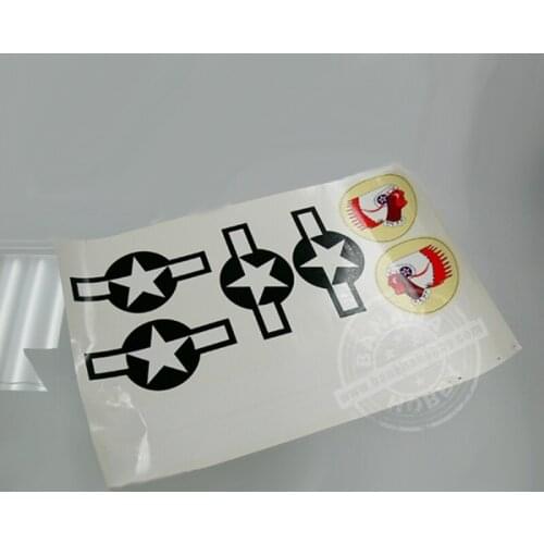 Decal Sheet B For Sky Flight Hobby B25 Apache Princess Rc Warbird Plane