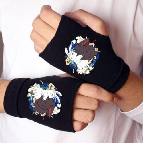 Yaoi The Untamed Winter Gloves Mo Dao Zu Shi Chen Qing Grandmaster of Demonic Cultivation Accessories Wei Wuxian Lan Wangji