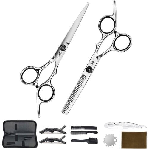 6'' JP 440C Hairdressing Scissors Cutting Shears Thinning Scissors Professional Hair Scissors Barber shop thinning scissors