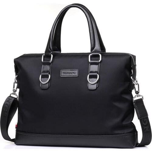 Oxford Portfolio Man Messenger Bag Mens Briefcases Business Men Handbag with Wallet Suitable for 14 Inch Laptop Waterproof