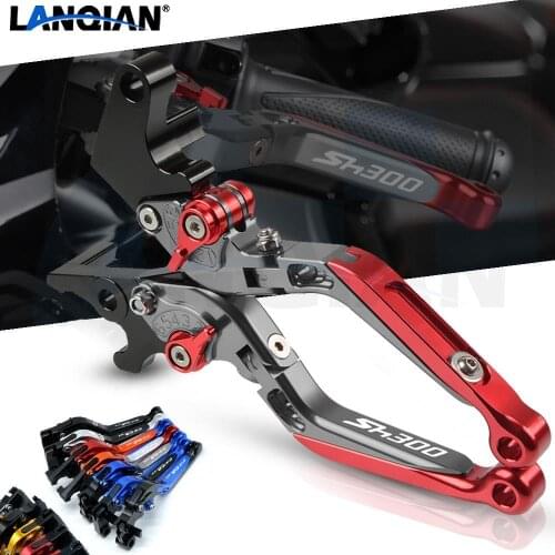 Motorcycle Accessories Adjustable Extendable Foldable Brake Clutch Levers For Honda SH300 SH 300 A AR ABS 2018 2019