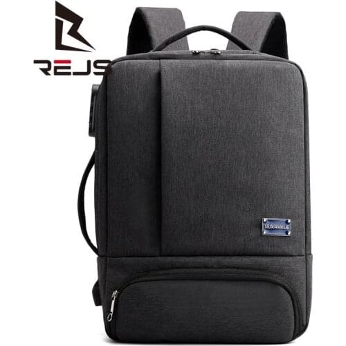 Oxford Mens Backpack Multifunctional Business Large Capacity Backpacks Waterproof Anti-Theft Travel Laptop Bag 14 Inch mochila