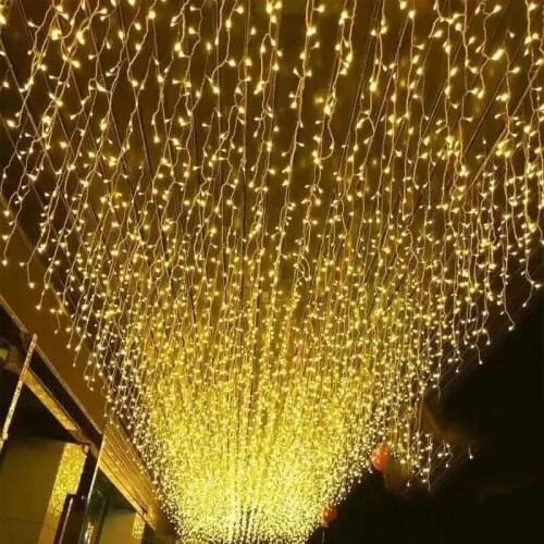 Net LED String Lights 8Modes 220V 5x0.8m 3X1M Festival Christmas Decoration New Year Wedding Party Waterproof Warm Color White