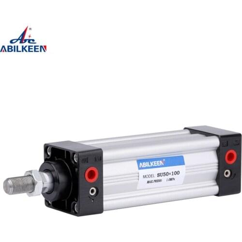 SU40 Series Bore 40 Stroke 25-1000 Air Cylinders Double Acting Single Rod Pneumatic Air Cylinder SU Series Cylinder