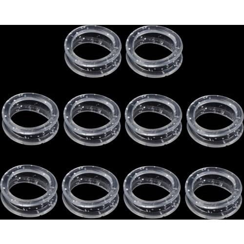 10 Pieces Soft Rubber Scissors Shears Finger Rings For Living Room