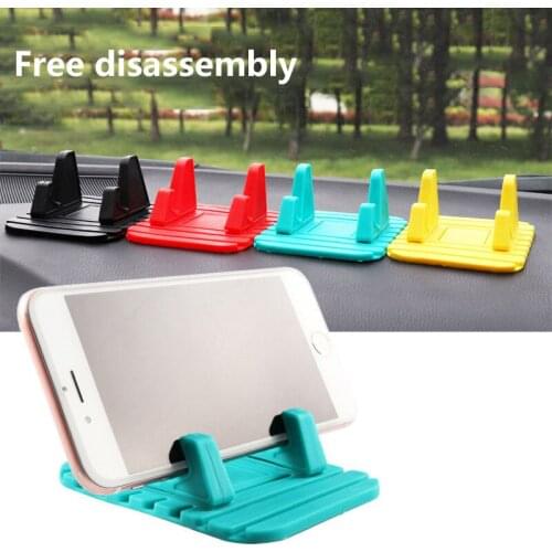 Car mobile phone bracket navigation car mobile phone anti skid pad silicone car mobile phone accessories car phone holder
