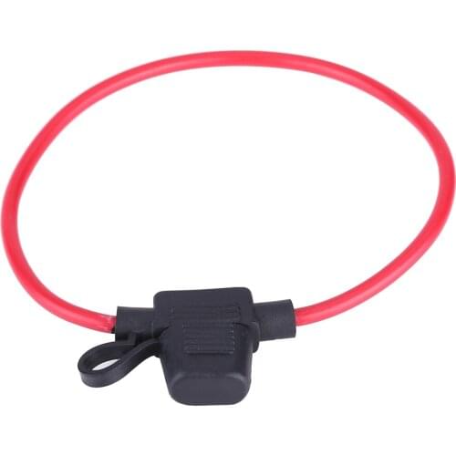 5pcs In-Line Car Mini Blades Fuse Holder Splash-proof for 12V 20A Fuses Automotive Fuse Holder