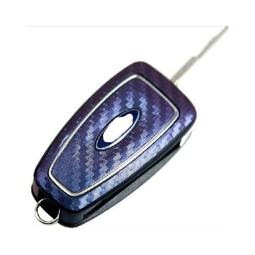 Carbon Fibre Car Key Sticker Cover Case for 2012 2013 2014 2015 2015 2016 FORD FOCUS 3 MK3 car accessories