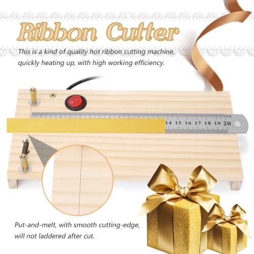 Home Use Mini Hot Ribbon Cutter Machine DIY Rope Band Craft DIY Manual Cutting Tool