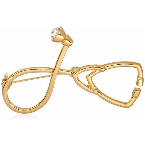 Doctor Stethoscope Enamel Pins Cute Lapel Badges For Clothes Jewelry Collar Brooches Gifts Accessories For Kids Friends Bags