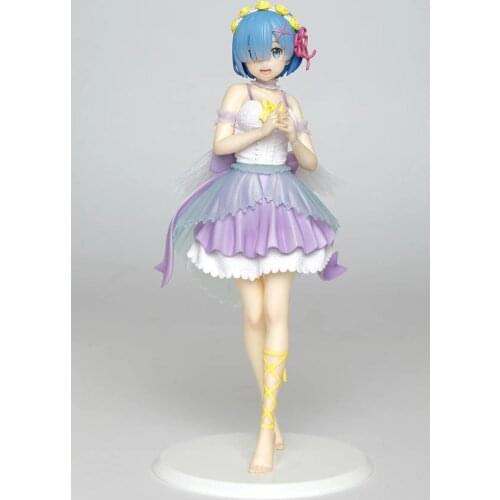 2021 Japanese original anime figure Re:Life in a different world from zero Rem angel dress ver action figure