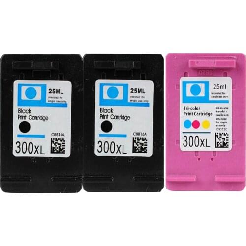 3 Compatible ink Cartridges for hp300 300XL Replacement for HP Deskjet F4500 F4580 F4583 F4280 F4283 F4288 Printer