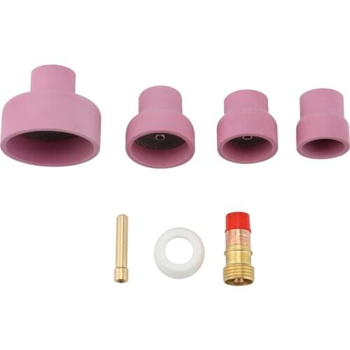 Ceramic Nozzle Cups Strainer Mesh Collet Gas Lens for WP17/18/26 Welding Accessories Tool Kit