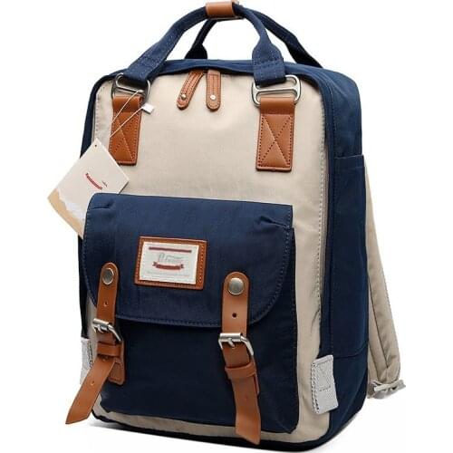 Fashion Women Backpack Large Capacity Waterproof Rucksack for Girls Schoobag Cute Student 14 Inch Laptop Back Packs High Quality