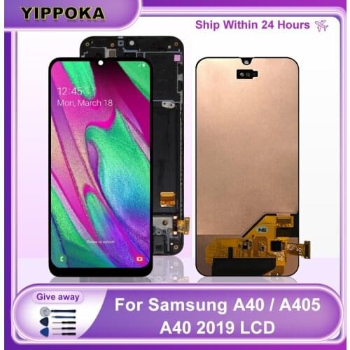 Original For Samsung Galaxy A40 2019 Display SM-A405F A405 A405F LCD Touch Screen Digitizer For A40 LCD Display Replacement Part