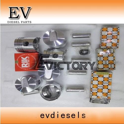 For Mitsubishi engine rebuild 6DR5 piston piston ring main bearing and con rod bearing