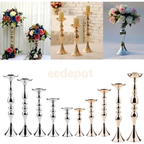 Romantic Wedding Venue Main Road Flower Vase Rack Banquet Party Table Centerpiece Candle Holer