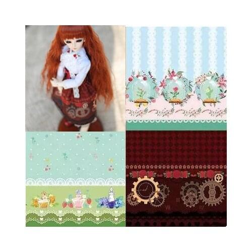 Chiffon fabric For Sewing blyth Doll Clothes Dress Handmade diy bly doll accessories girls gift diy accessories