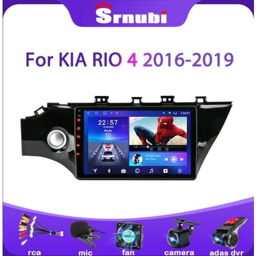 Srnubi Android 10 Car Radio for KIA RIO 4 RIO4 2017 2018 2019 Multimedia Video Player 2 Din GPS Navigaion Stereo DVD Head Unit
