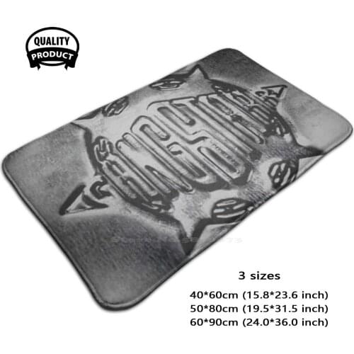 Gs _ Fc Comfortable Door Mat Rug Carpet Foot Pad Rap Hip Hop Gan R Dj Premier Preemo Full Clip Single Cover East Coast Mc Dj