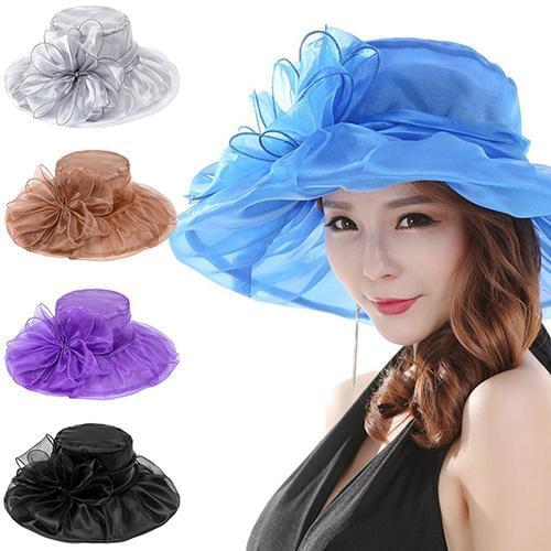 Womens Fashion Summer Church Kentucky Derby Cap British Tea Party Wedding Hat Wedding Party Hats Beach Sun Protection Caps 2019