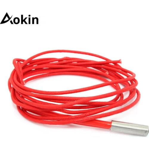 12V 40W Ceramic Cartridge Heater 6mm*20mm For Extruder 3D Printers Parts Heating Tube Heat 12V 40W 1M Extrusion Part