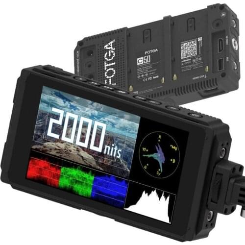5 Inch FHD IPS Video on-Camera 1920X1080 Touchscreen Field Monitor 4K Input / Output