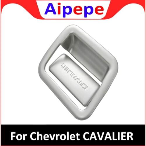 For Chevrolet Cavalier 2018 2019 Accessories ABS Passenger Storage Glove Box Handle Cover Handle Bowl Cover Sticker Car Styling