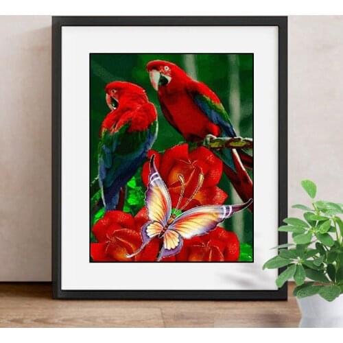 5D Diamond Painting Bird Diamond Embroidery Sale Flower Full Square Diamond Mosaic Picture Rhinestone Decor Home