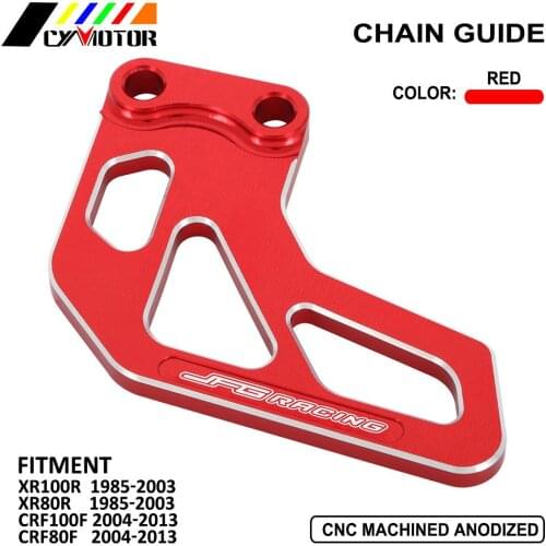 For Honda XR100R XR80R CRF100F CRF80F XR 80R 100R CRF 100F 80F 1985-2013 CNC Motorcycle Aluminum Chain Guard Guide