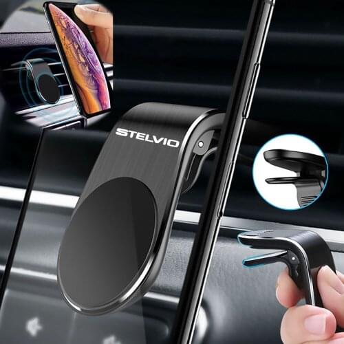For Toyota Alphard Stelvio car Accessories Creative Magnetic Universal Car Phone Holder Air Vent Mount Stand Car