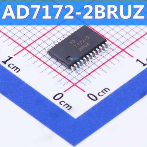 Free shipping 2PCS-10PCS/LOT Analog-to-digital converter AD7172-2BRUZ AD7172-2 AD7172 7172-2 TSSOP24