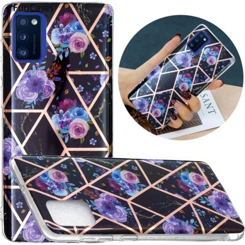 Mobilephone Covers For coque Samsung A41 Glitter Leather Cover sFor Samsung Galaxy estojo A41 Estuche Soft TPU Cases Caso Samsu