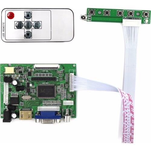 HD MI VGA 2AV lcd Controller board VS-TY2662-V1 work for 7~9inch AT070TN92 AT070TN94 AT080TN64 AT090TN12 800x480 lcd display