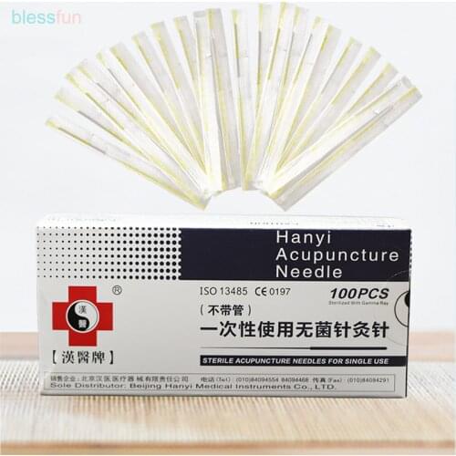 Hanyi Acupuncture Needle 1000 Disposable Sterile Beauty Auricular Acupuncture Health Massage Asepsis For Ears Skin Detox