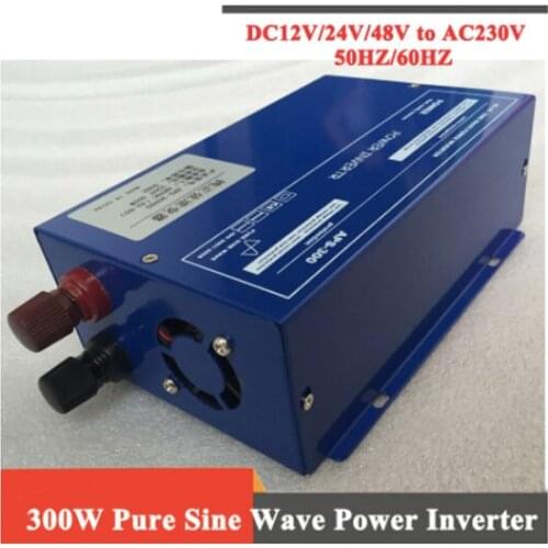 300W Pure sine wave Power Inverter high frequency 50hz 60hz solar inverter DC to AC power converter DC12V 24V 48V to AC230V