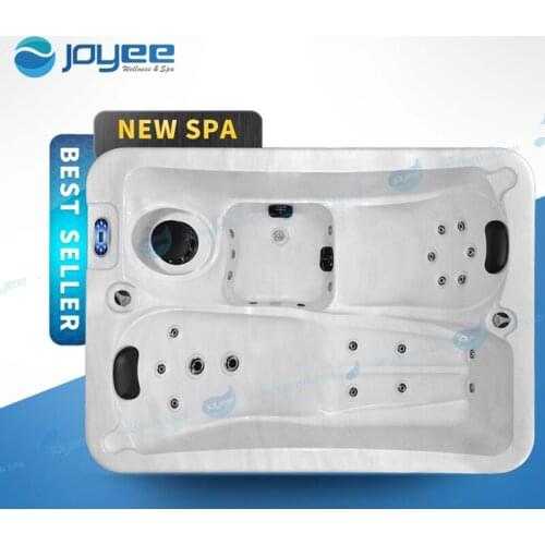 JOYEE Modern 2 persons Balboa system stainless steel structure hot tubs