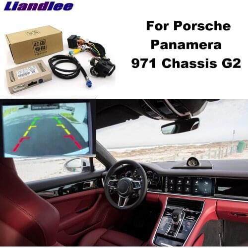 Liandlee Parking Camera Interface Reverse Back Up Camera Kits For Porsche For Panamera 971 Chassis G2 Display Upgrade